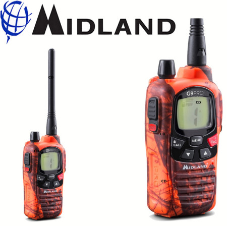 Talkie-Walkie G9 PRO boosté Midland