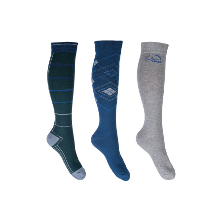 Pack de 3 paires de chaussettes HKM