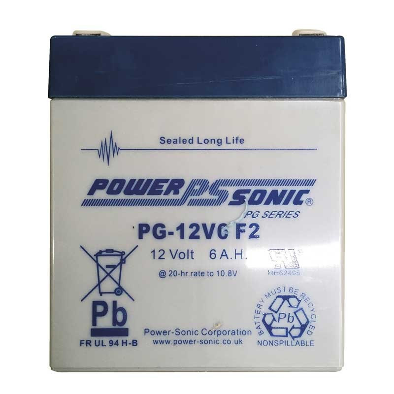 Batterie 12V rechargeable Power Sonic PG-12V6 F2