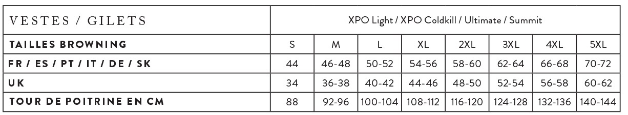 Veste XPO Coldkill 2 Browning -Big Chocolate Outoutd. coldkill